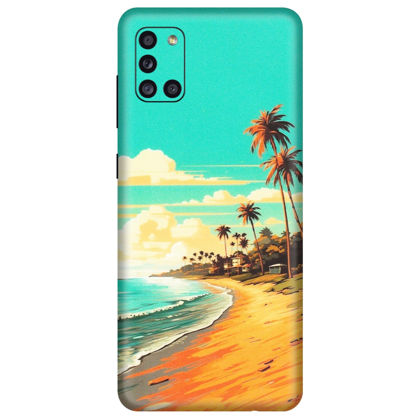Samsung A/S Series Phone Skins (All Models) - Miami Beach - Matte Finish (M-136) Samsung Galaxy A31