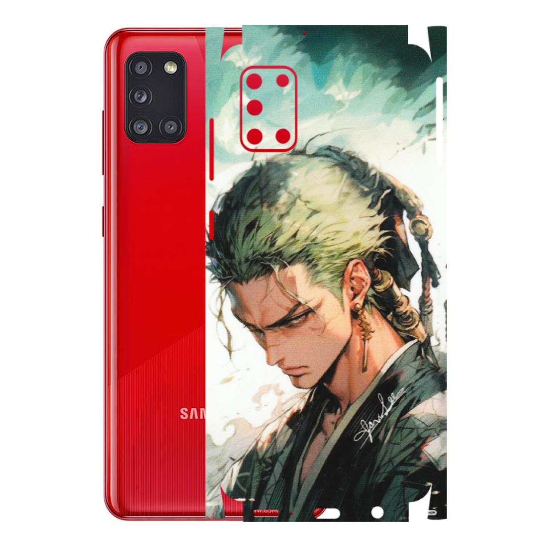 Samsung A/S Series Phone Skins (All Models) - New Roronoa Zoro One Picece Anime - Matte Finish (M-140) Samsung Galaxy A31
