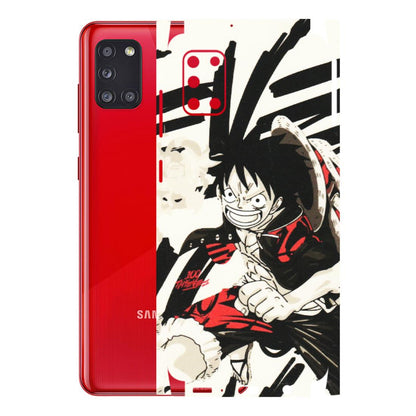 Samsung A/S Series Phone Skins (All Models) - Monkey D.Luffy Manga Anime - Matte Finish (M-145) Samsung Galaxy A31