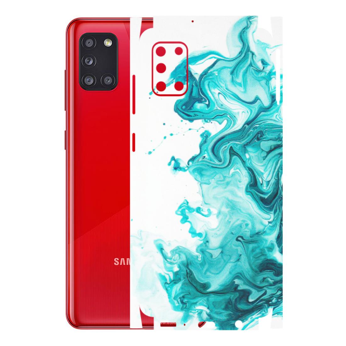 Samsung A/S Series Phone Skins (All Models) - Sky Blue Abstract Colour - Matte Finish (M-146) Samsung Galaxy A31