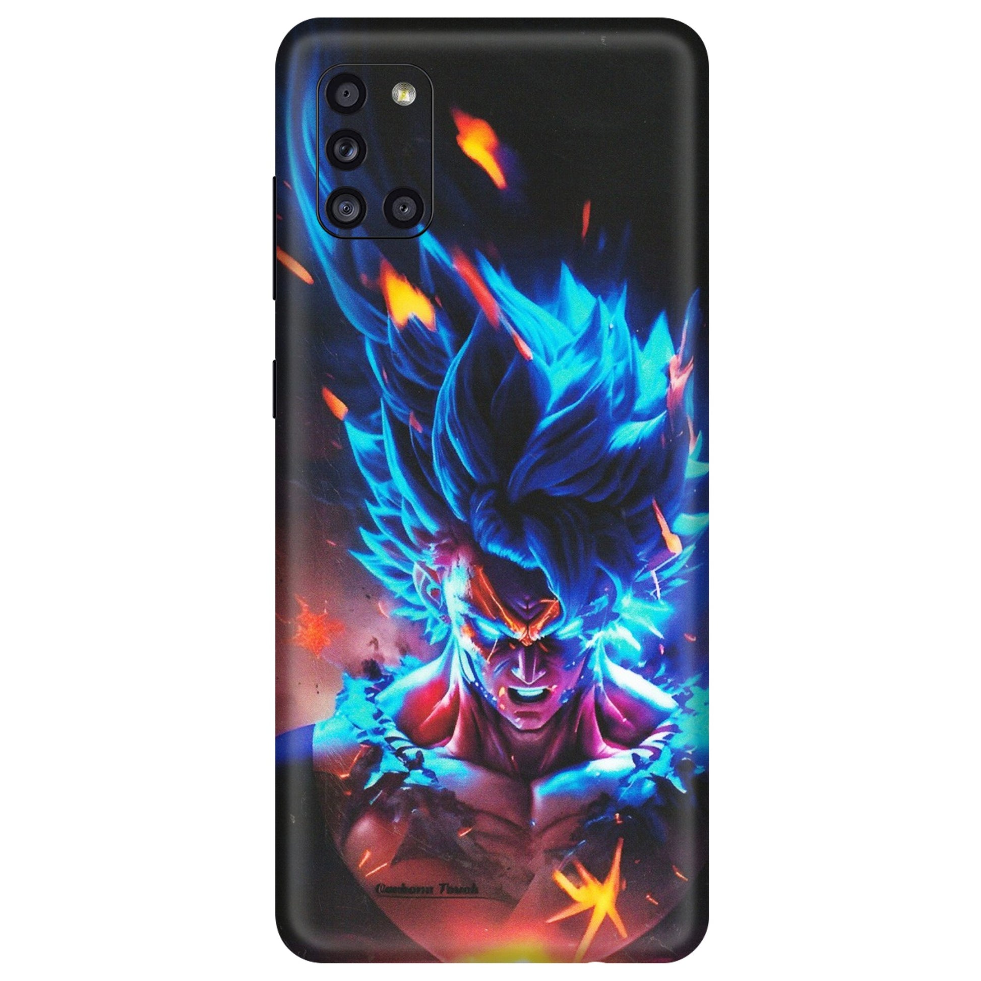 Samsung A/S Series Phone Skins (All Models) - Angry Goku Dragon Ball Anime - Matte Finish (M-150) Samsung Galaxy A31