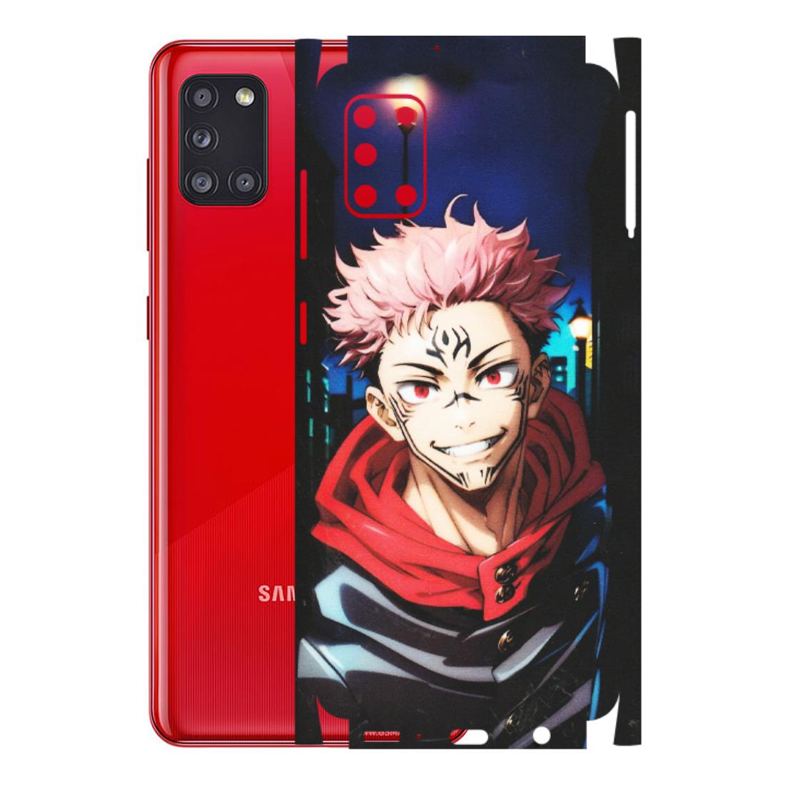 Samsung A/S Series Phone Skins (All Models) - Yuji Itadori Funny Face Anime - Matte Finish (M-152) Samsung Galaxy A31