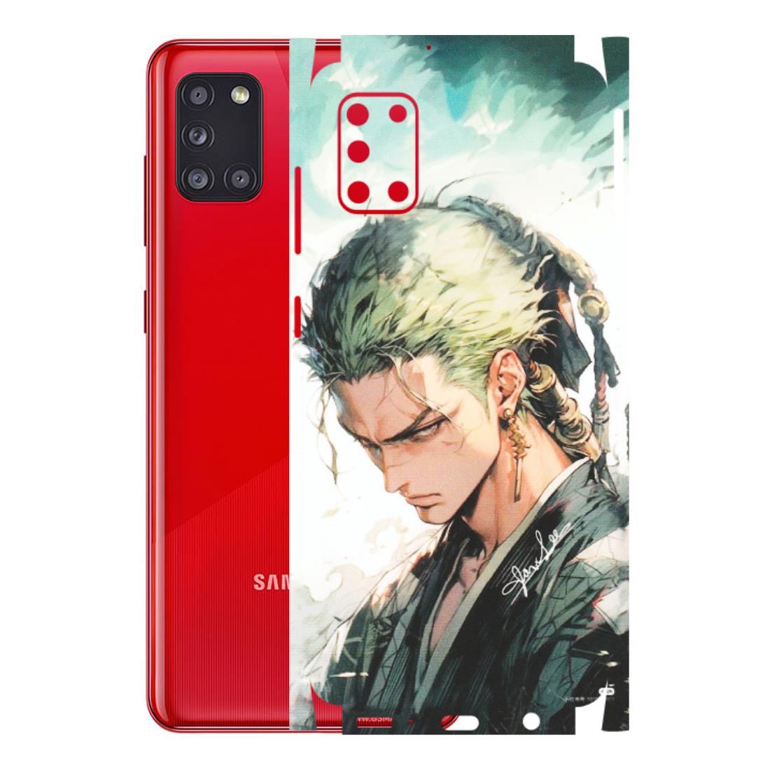Samsung A/S Series Phone Skins (All Models) - Pirate Hunter One Piece Anime - Matte Finish (M-157) Samsung Galaxy A31