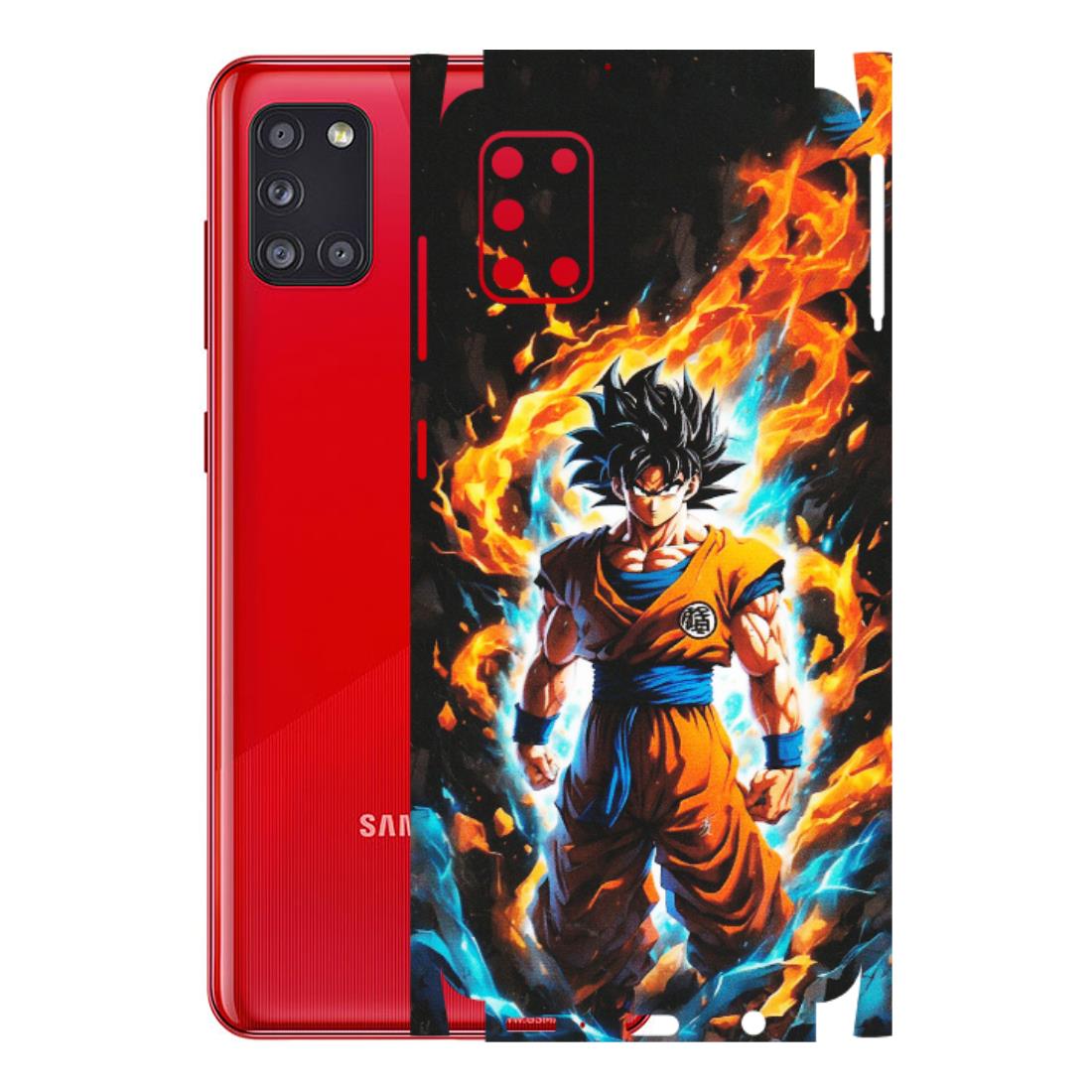Samsung A/S Series Phone Skins (All Models) - Goku Transformation Anime - Matte Finish (M-159) Samsung Galaxy A31