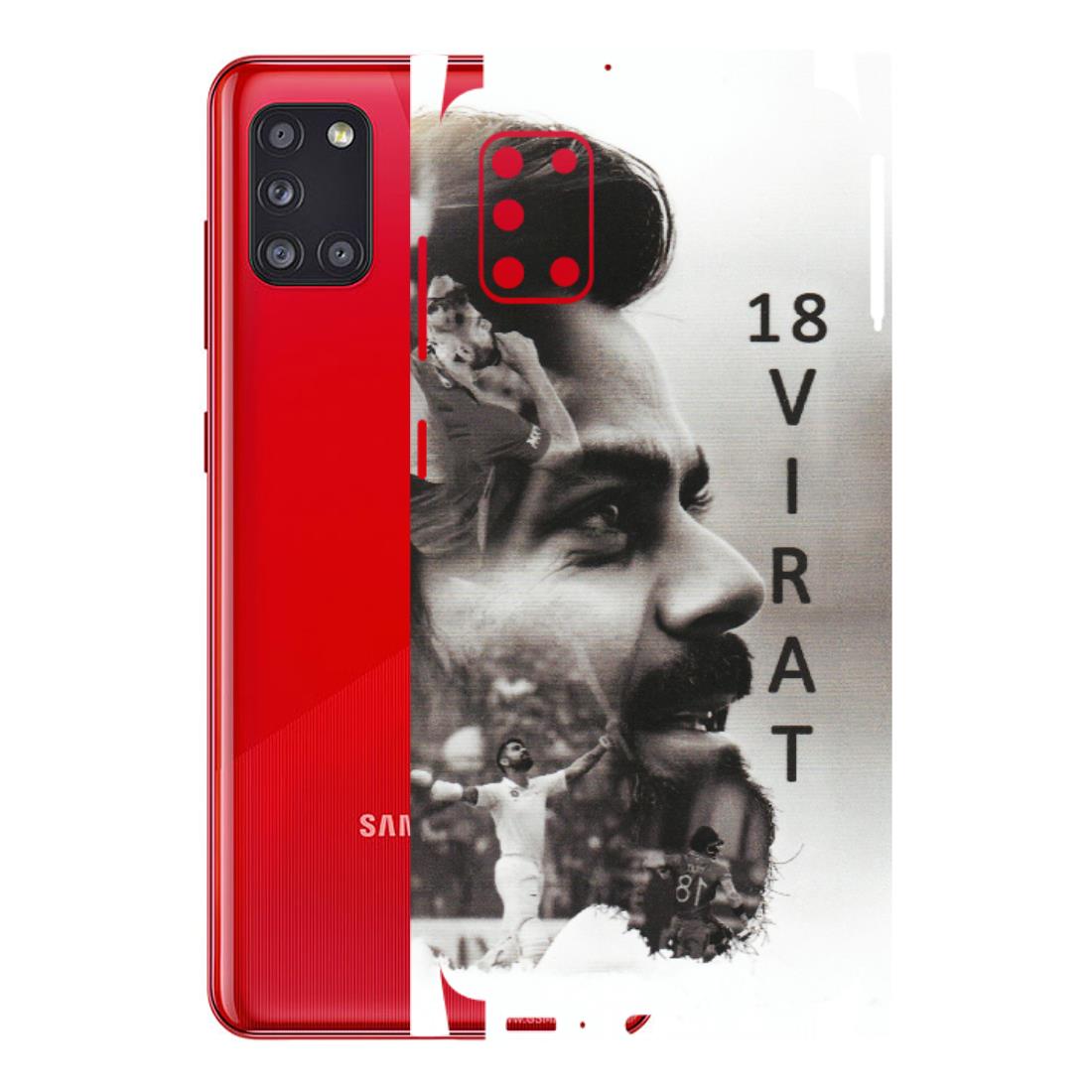 Samsung A/S Series Phone Skins (All Models) - Virat Kohli Cricketer - Matte Finish (M-163) Samsung Galaxy A31