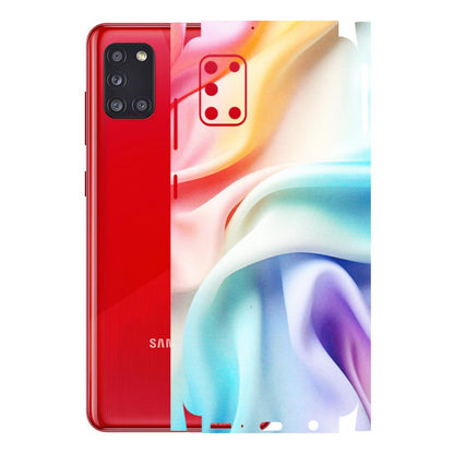 Samsung A/S Series Phone Skins (All Models) - Colourful Silk Cloth - Matte Finish (M-165) Samsung Galaxy A31