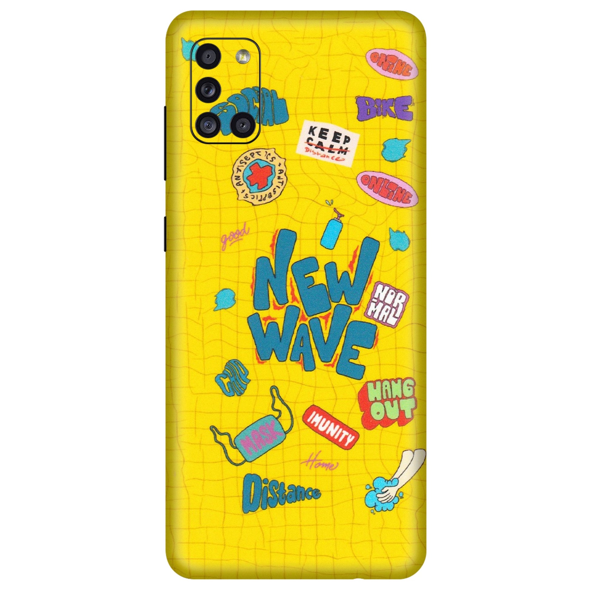 Samsung A/S Series Phone Skins (All Models) - New Wave Life - Matte Finish (M-17) Samsung Galaxy A31