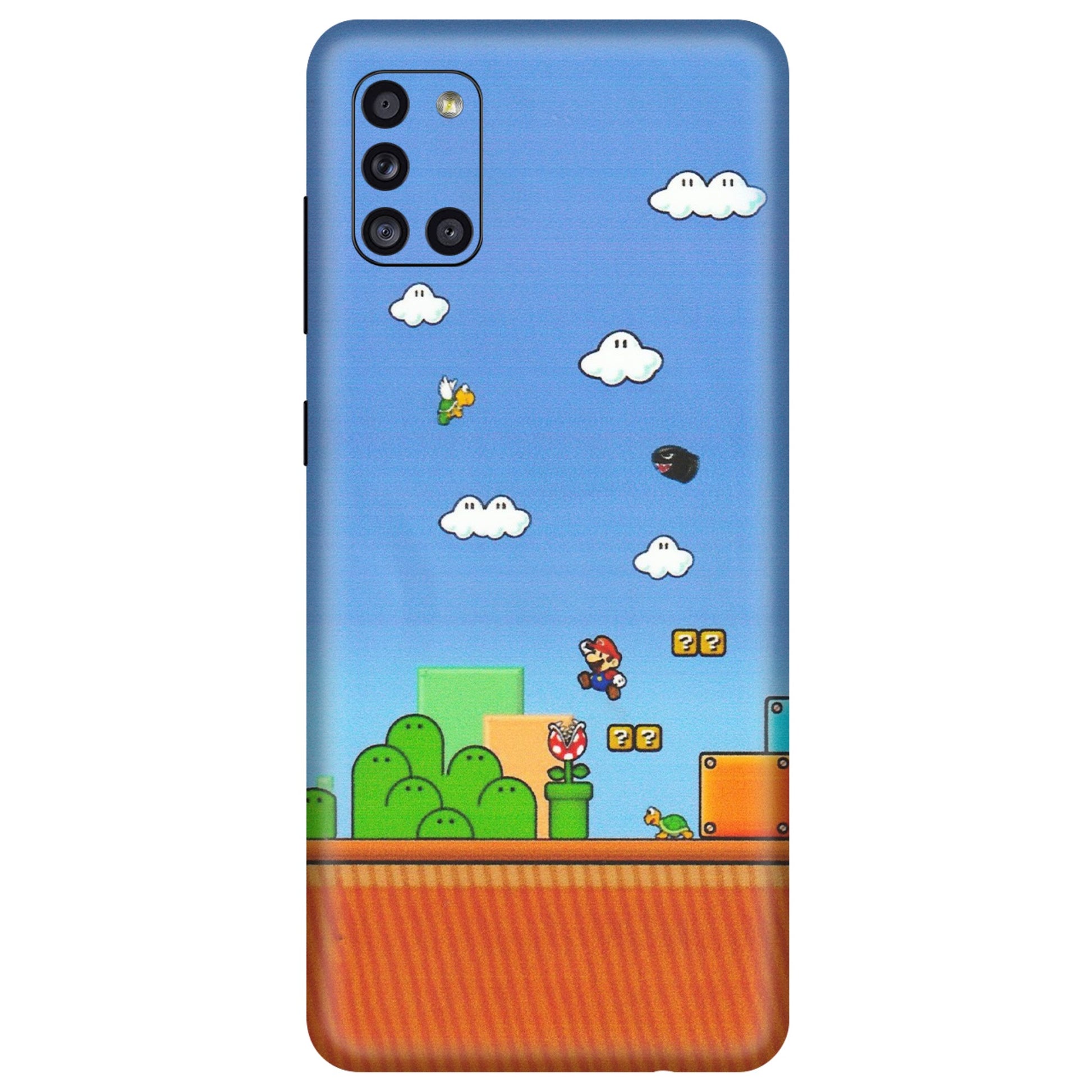 Samsung A/S Series Phone Skins (All Models) - Mario Game Scene - Matte Finish (M-24) Samsung Galaxy A31
