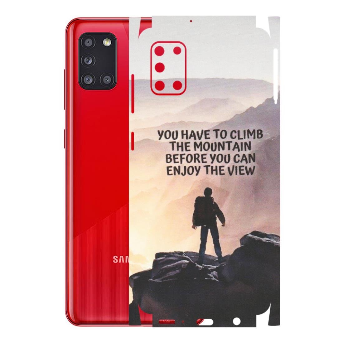Samsung A/S Series Phone Skins (All Models) - Motivational Hiking Mountain - Matte Finish (M-28) Samsung Galaxy A31