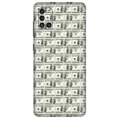 Samsung A/S Series Phone Skins (All Models) - I Love Dollars - Matte Finish (M-40) Samsung Galaxy A31