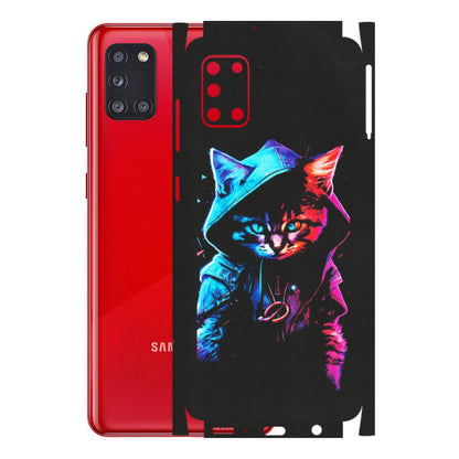 Samsung A/S Series Phone Skins (All Models) - Cyberpunk Cat - Matte Finish (M-45) Samsung Galaxy A31
