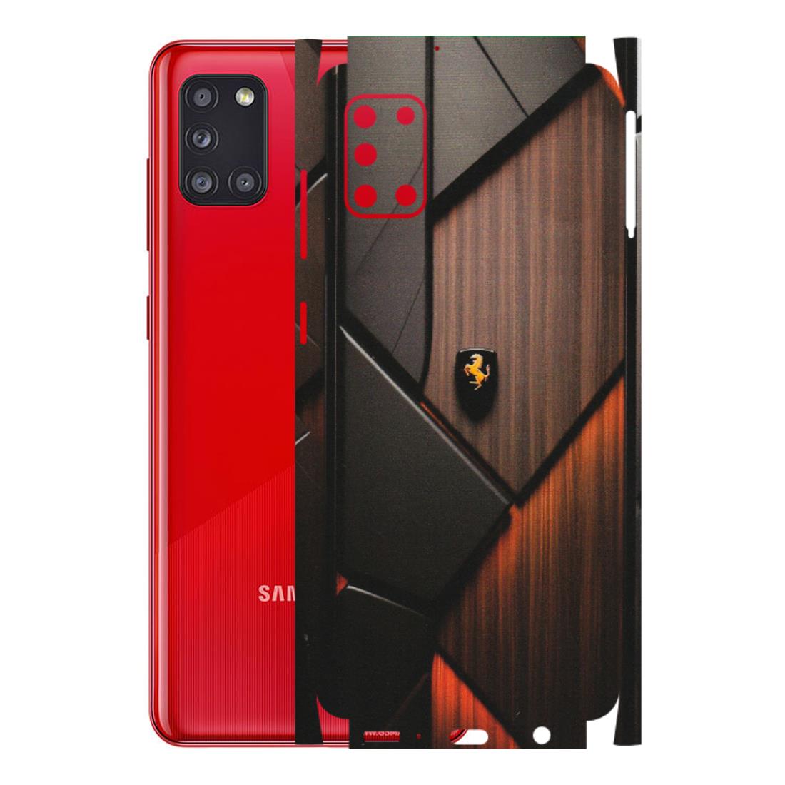 Samsung A/S Series Phone Skins (All Models) - Lambo Beauty Wood Pattern Sober - Matte Finish (M-51) Samsung Galaxy A31