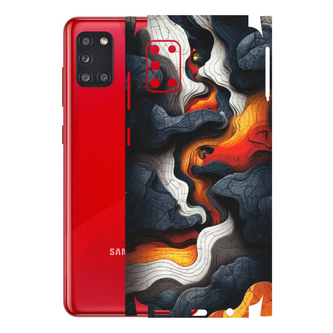 Samsung A/S Series Phone Skins (All Models) - Abstract Volcanic Layers - Matte Finish (M-52) Samsung Galaxy A31