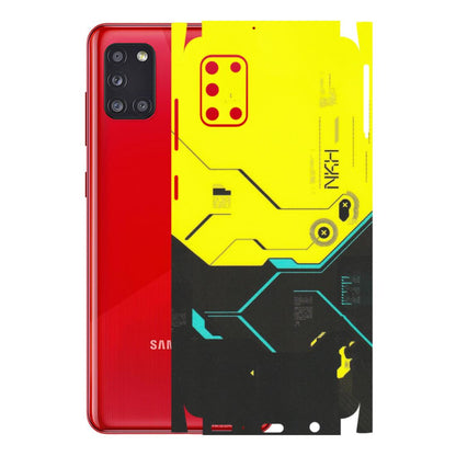 Samsung A/S Series Phone Skins (All Models) - Black Yellow Technica - Matte Finish (M-53) Samsung Galaxy A31
