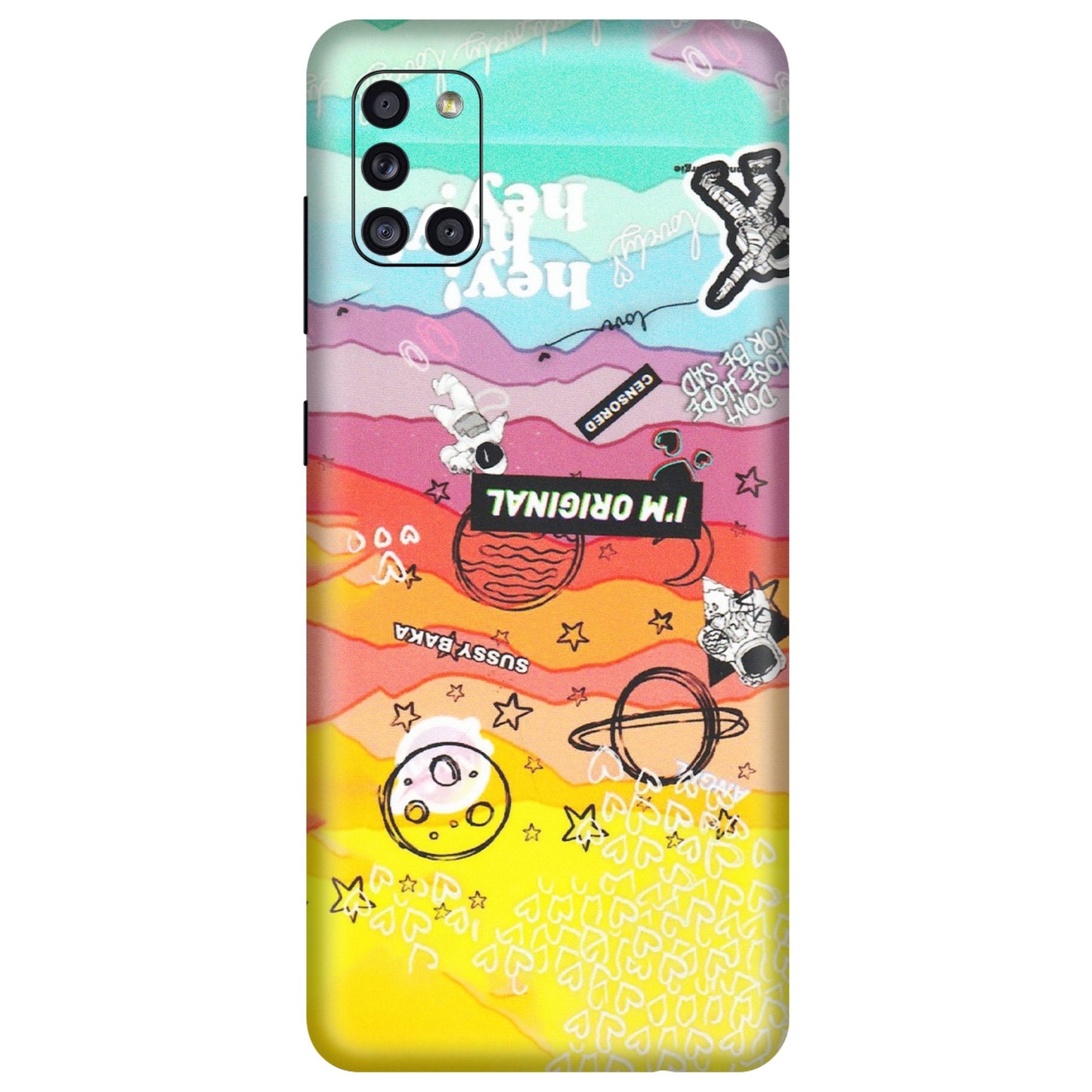 Samsung A/S Series Phone Skins (All Models) - The Original Astronaut - Matte Finish (M-79) Samsung Galaxy A31