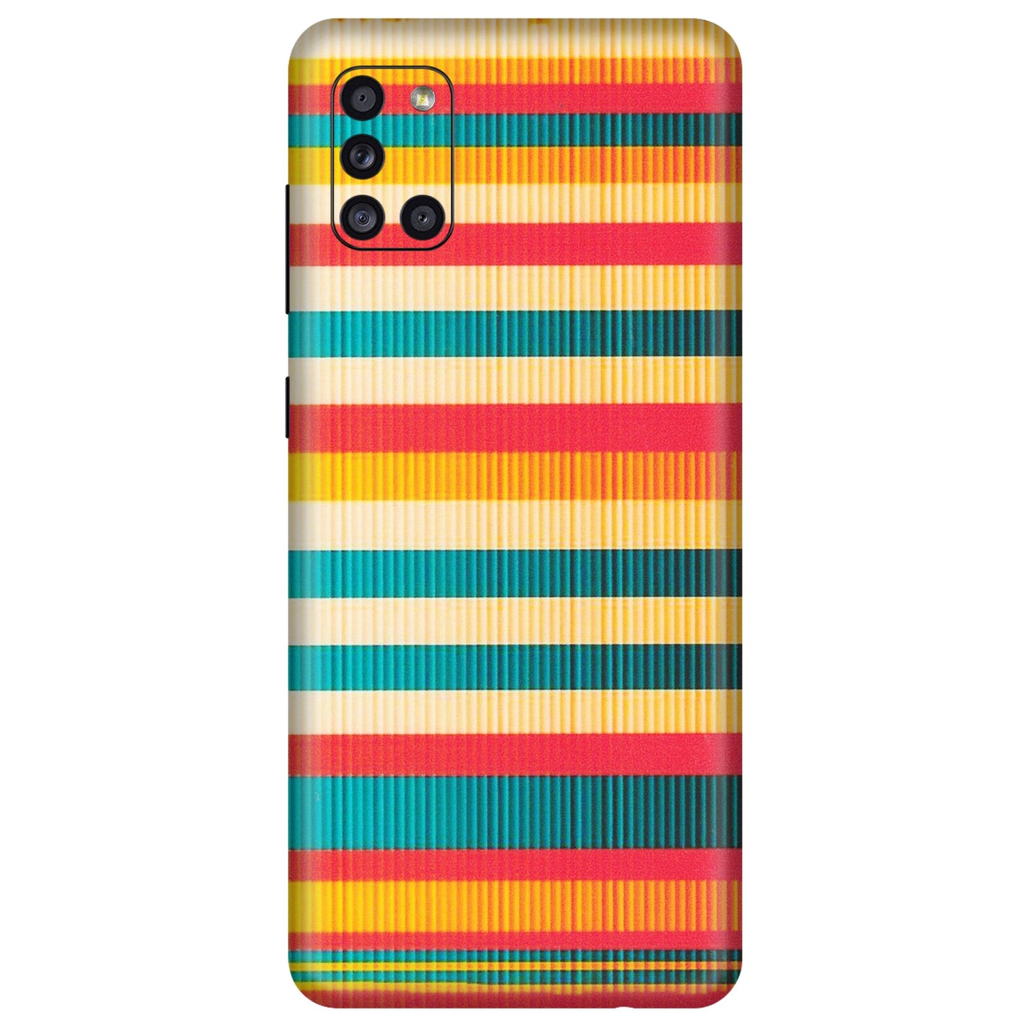 Samsung A/S Series Phone Skins (All Models) - Colourful Stripes Soothing Effect - Matte Finish (M-86) Samsung Galaxy A31