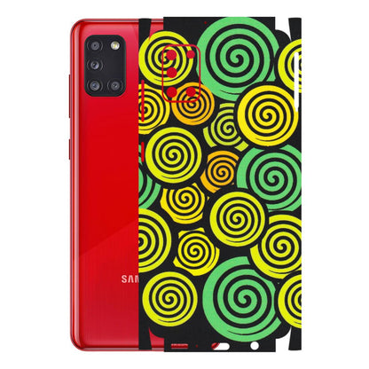 Samsung A/S Series Phone Skins (All Models) - Crazy Spiral - Matte Finish (M-91) Samsung Galaxy A31