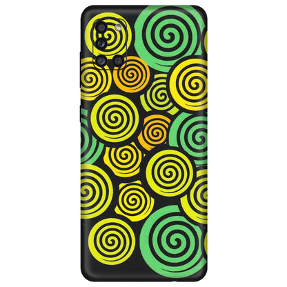 Samsung A/S Series Phone Skins (All Models) - Crazy Spiral - Matte Finish (M-91) Samsung Galaxy A31