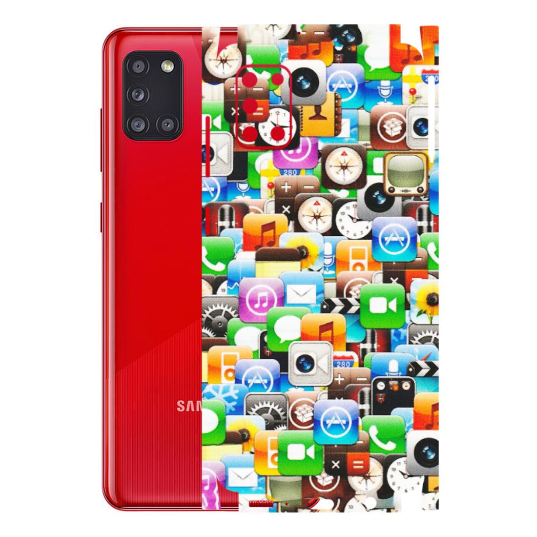 Samsung A/S Series Phone Skins (All Models) - All Apple Icons - Matte Finish (M-93) Samsung Galaxy A31
