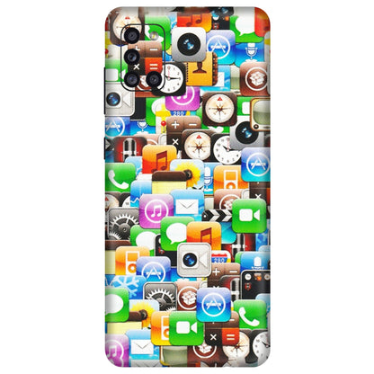 Samsung A/S Series Phone Skins (All Models) - All Apple Icons - Matte Finish (M-93) Samsung Galaxy A31