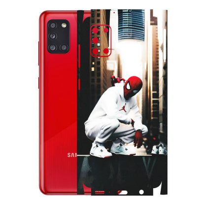 Samsung A/S Series Phone Skins (All Models) - Sportsman Spider Man - Matte Finish (M-94) Samsung Galaxy A31