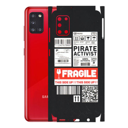 Samsung A/S Series Phone Skins (All Models) - Handle With Care - Matte Finish (M-99) Samsung Galaxy A31