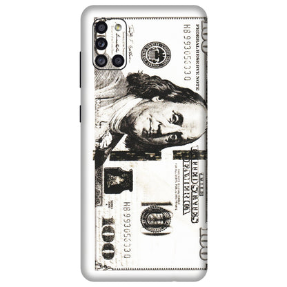 Samsung A/S Series Phone Skins (All Models) - 100 Dollar Currency - Transparent Finish (T-01) Samsung Galaxy A31