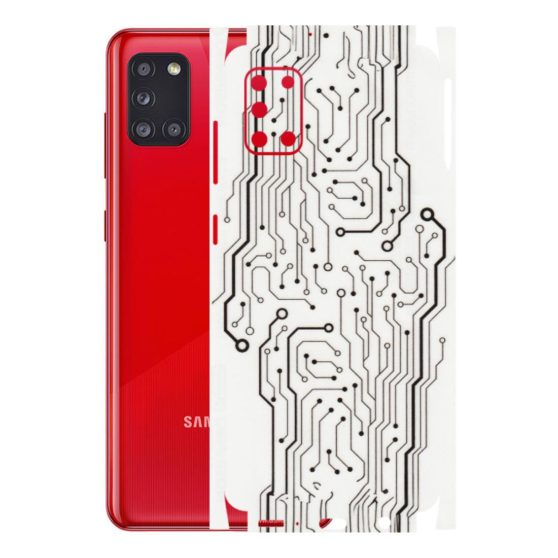 Samsung A/S Series Phone Skins (All Models) - Tech Circuits - Transparent Finish (T-03) Samsung Galaxy A31