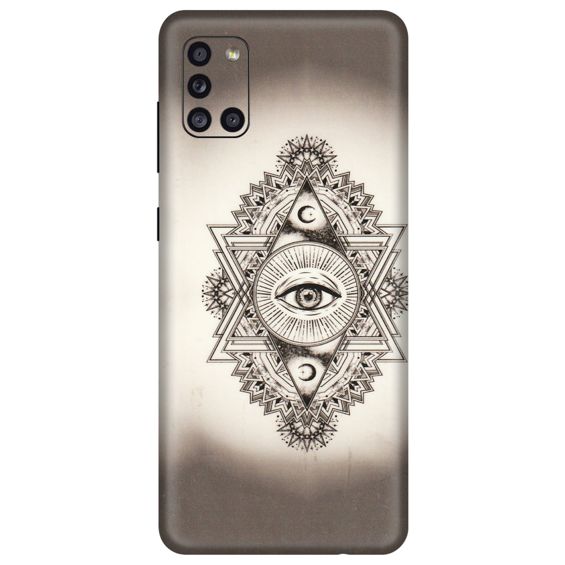 Samsung A/S Series Phone Skins (All Models) - Illuminati Great Eye - Transparent Finish (T-14) Samsung Galaxy A31
