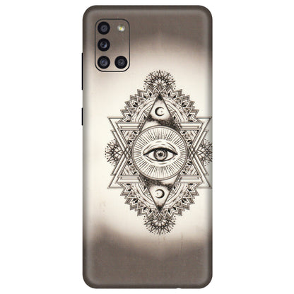 Samsung A/S Series Phone Skins (All Models) - Illuminati Great Eye - Transparent Finish (T-14) Samsung Galaxy A31