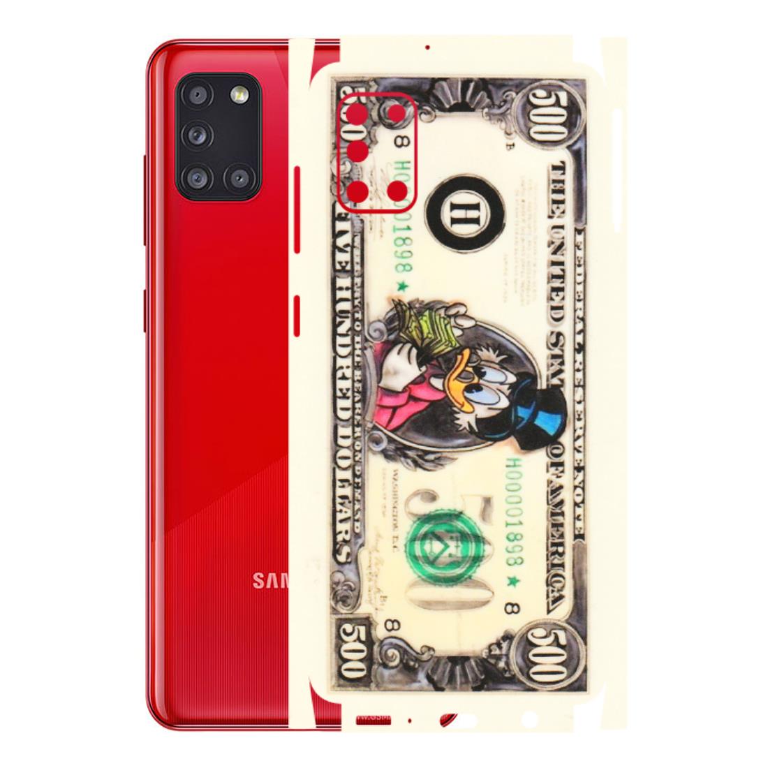 Samsung A/S Series Phone Skins (All Models) - Five Hundred Dollar Duck - Transparent Finish (T-15) Samsung Galaxy A31