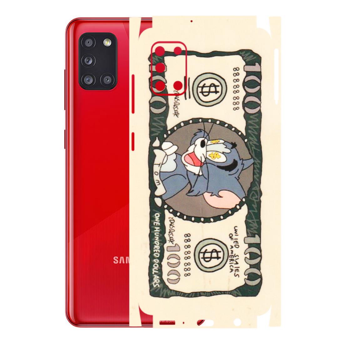Samsung A/S Series Phone Skins (All Models) - One Hundred Dollar Tom - Transparent Finish (T-16) Samsung Galaxy A31