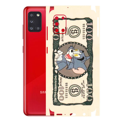 Samsung A/S Series Phone Skins (All Models) - One Hundred Dollar Tom - Transparent Finish (T-16) Samsung Galaxy A31