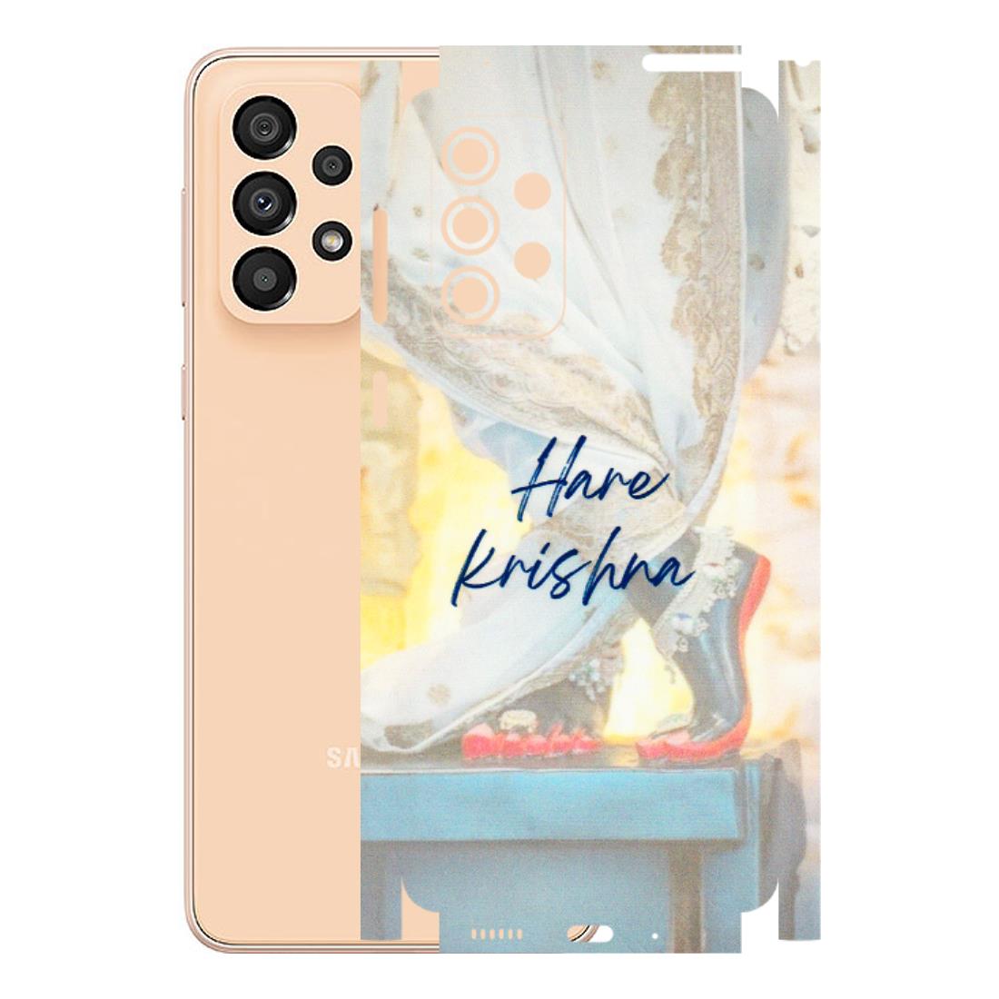 Samsung A/S Series Phone Skins (All Models) - Hare Krishna - 3D Embossed Finish (L-03) Samsung Galaxy A33(5G)