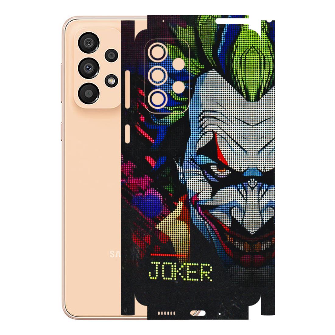 Samsung A/S Series Phone Skins (All Models) - Joker Dot Matrix - 3D Embossed Finish (L-08) Samsung Galaxy A33(5G)