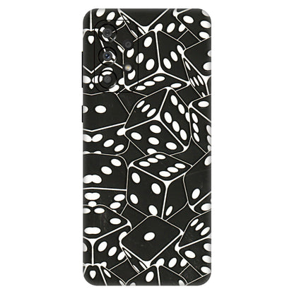 Samsung A/S Series Phone Skins (All Models) - Big Black Dices - 3D Embossed Finish (L-106) Samsung Galaxy A33(5G)