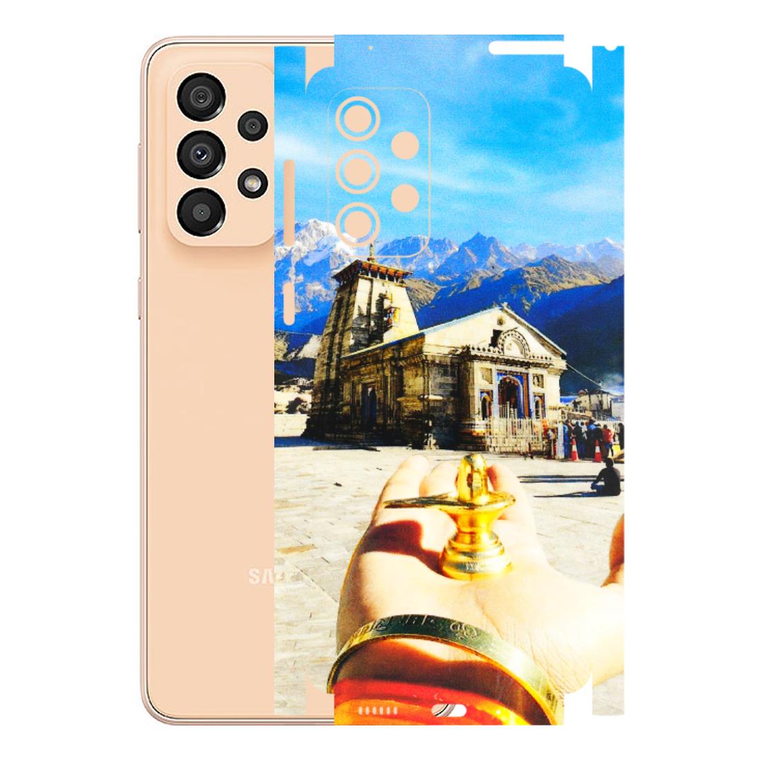 Samsung A/S Series Phone Skins (All Models) - Beauty of Kedarnath - 3D Embossed Finish (L-108) Samsung Galaxy A33(5G)