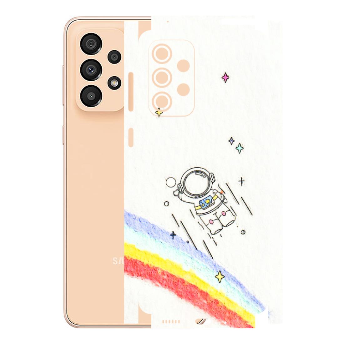 Samsung A/S Series Phone Skins (All Models) - Milkyway Astronaut - 3D Embossed Finish (L-110) Samsung Galaxy A33(5G)