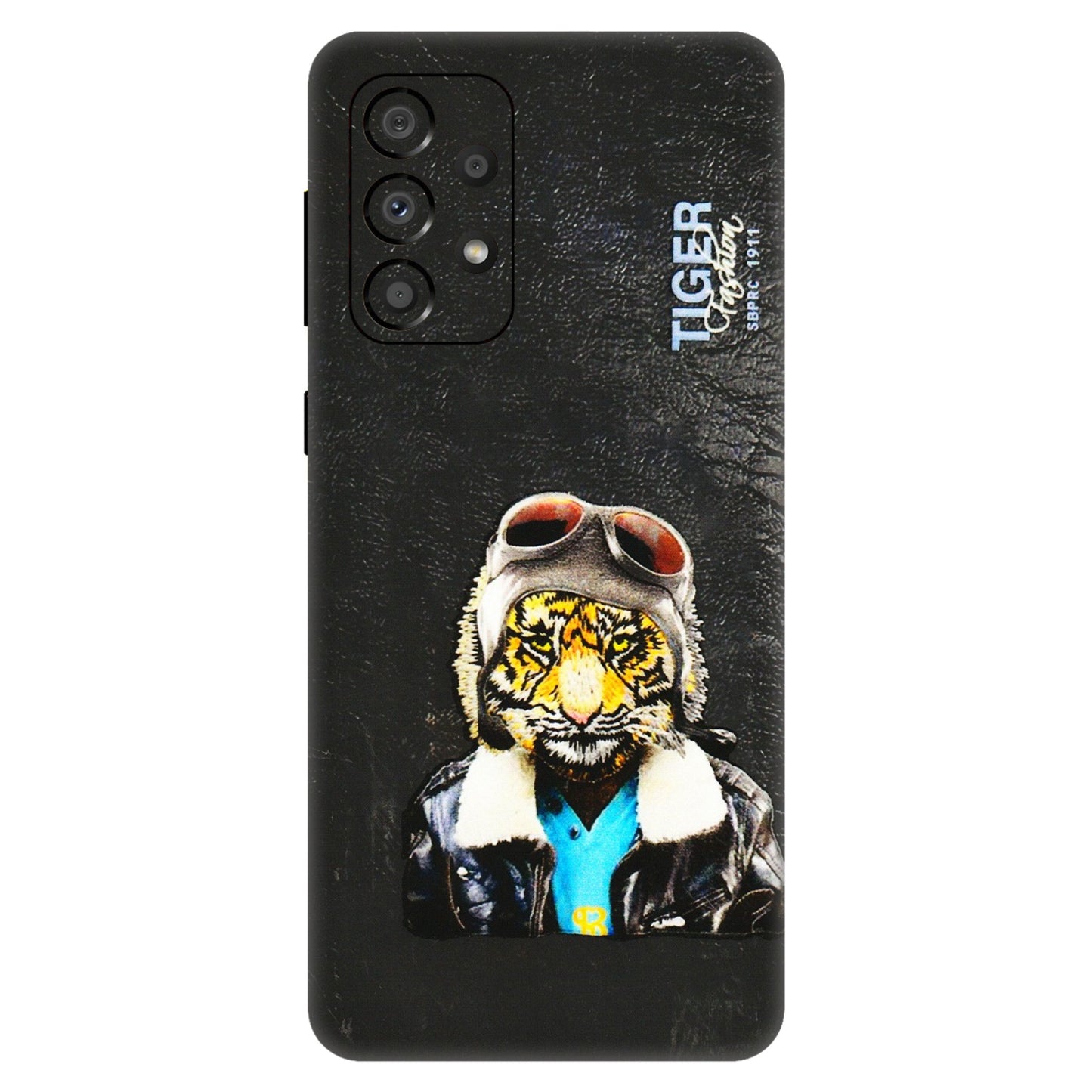 Samsung A/S Series Phone Skins (All Models) - Rider Tiger - 3D Embossed Finish (L-113) Samsung Galaxy A33(5G)