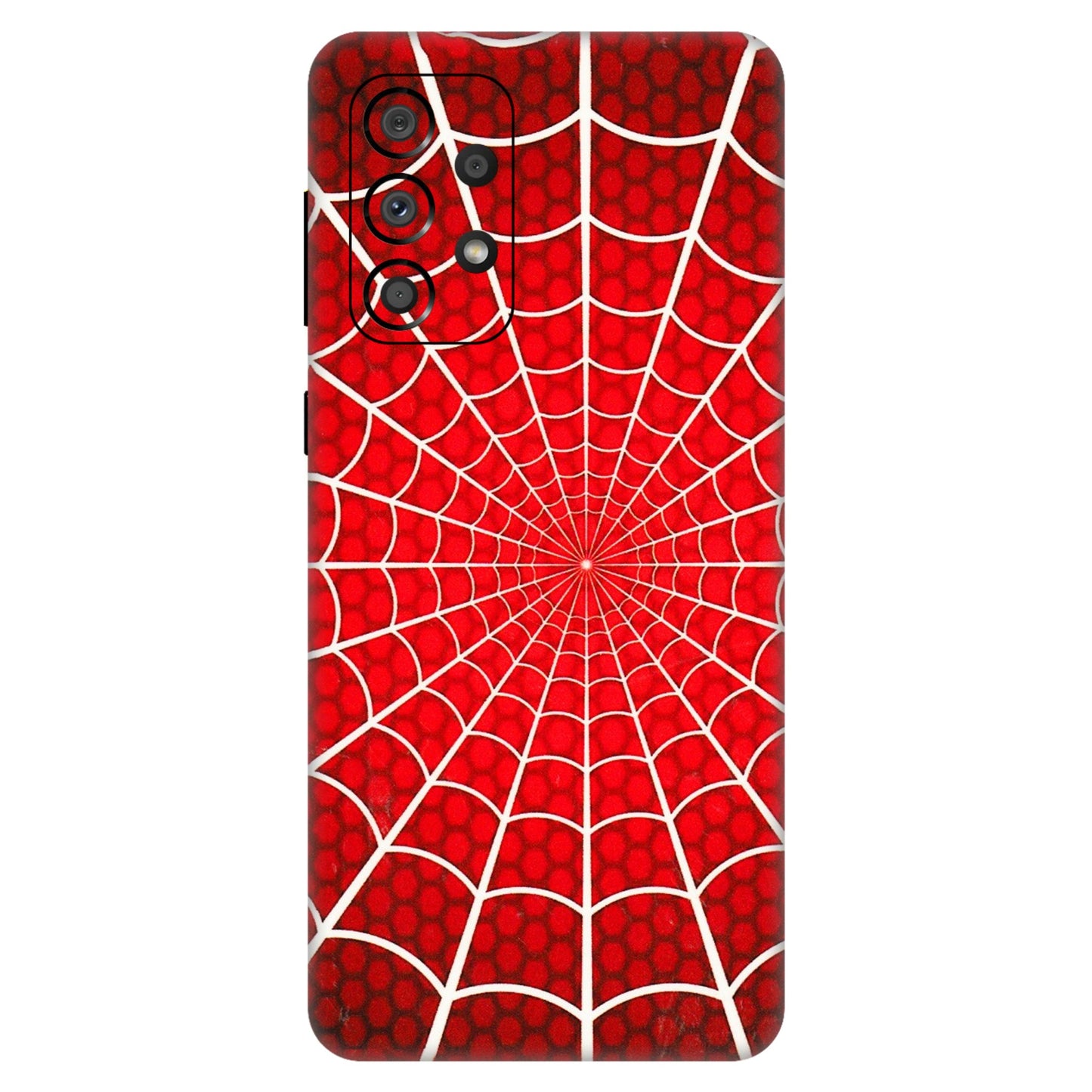Samsung A/S Series Phone Skins (All Models) - Classic Spidey Web - 3D Embossed Finish (L-115) Samsung Galaxy A33(5G)