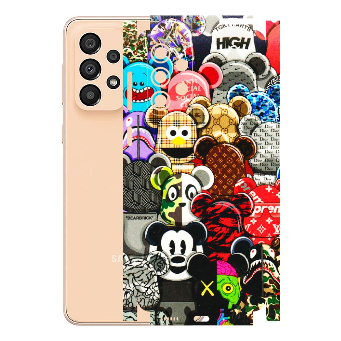 Samsung A/S Series Phone Skins (All Models) - More Mickey Mouses - 3D Embossed Finish (L-118) Samsung Galaxy A33(5G)