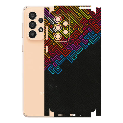 Samsung A/S Series Phone Skins (All Models) - Dotme Pattern Art - 3D Embossed Finish (L-121) Samsung Galaxy A33(5G)
