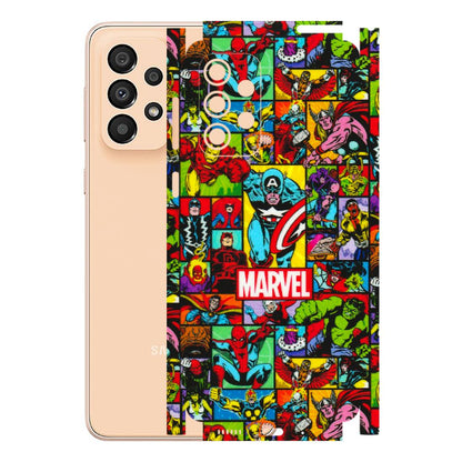 Samsung A/S Series Phone Skins (All Models) - MARVELOUS Comic Characters - 3D Embossed Finish (L-129) Samsung Galaxy A33(5G)