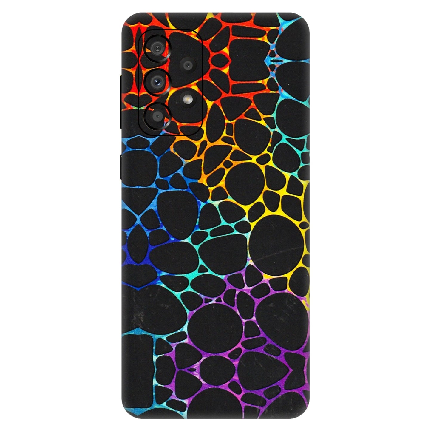 Samsung A/S Series Phone Skins (All Models) - Abstract Art MultiColour - 3D Embossed Finish (L-133) Samsung Galaxy A33(5G)