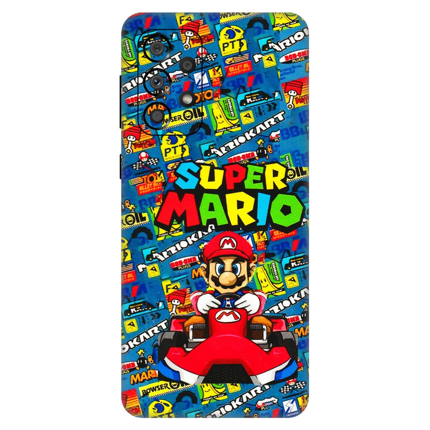 Samsung A/S Series Phone Skins (All Models) - Super Mario Kart - 3D Embossed Finish (L-140) Samsung Galaxy A33(5G)