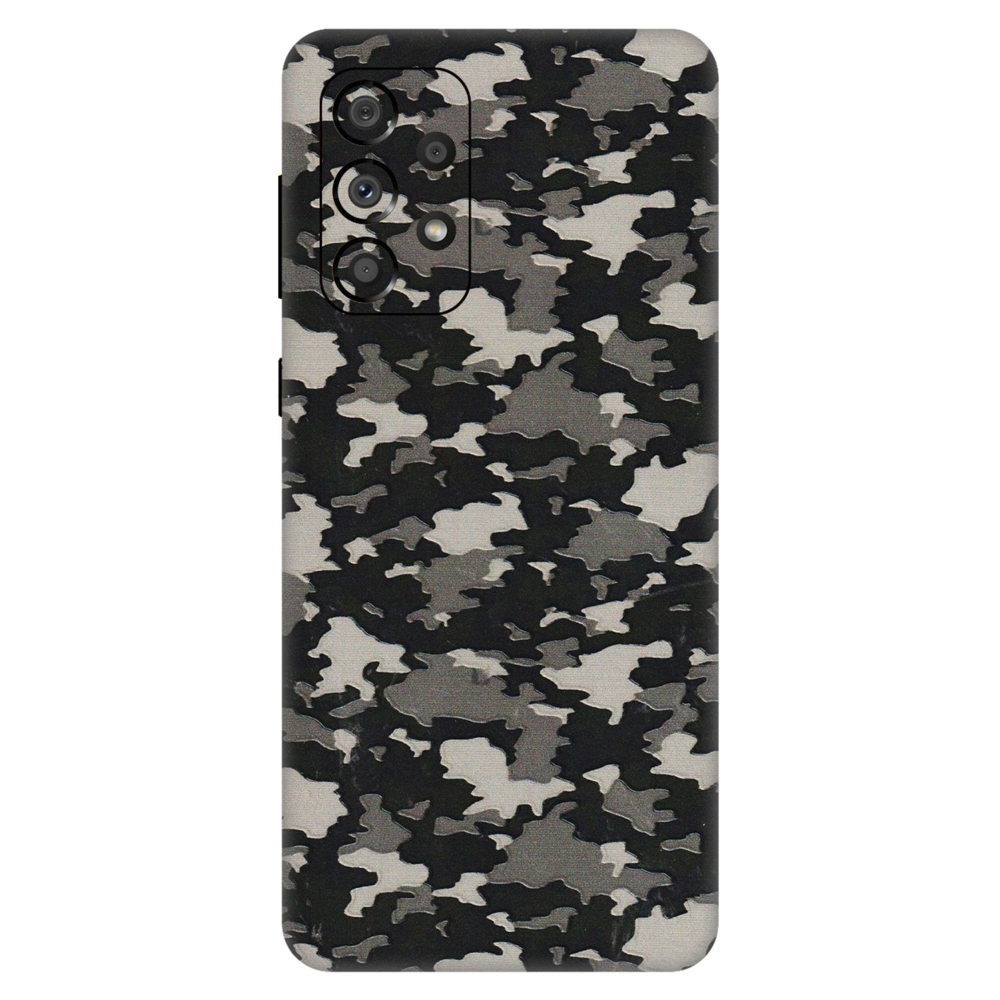 Samsung A/S Series Phone Skins (All Models) - Black/Grey Camoflaunge - 3D Embossed Finish (L-142) Samsung Galaxy A33(5G)