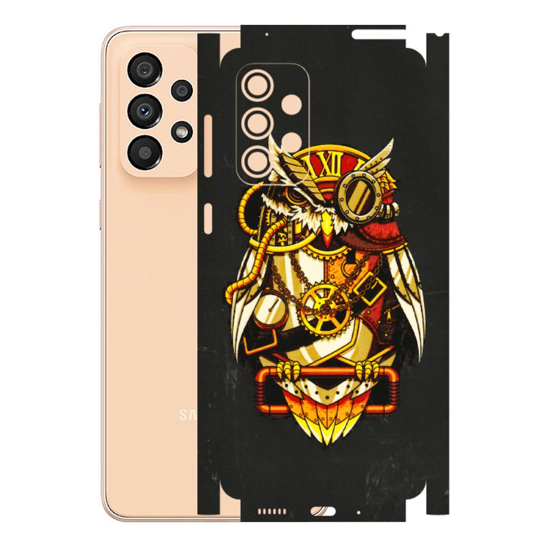 Samsung A/S Series Phone Skins (All Models) - Classy Smart Owl - 3D Embossed Finish (L-144) Samsung Galaxy A33(5G)