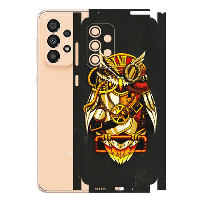 Samsung A/S Series Phone Skins (All Models) - Classy Smart Owl - 3D Embossed Finish (L-144) Samsung Galaxy A33(5G)