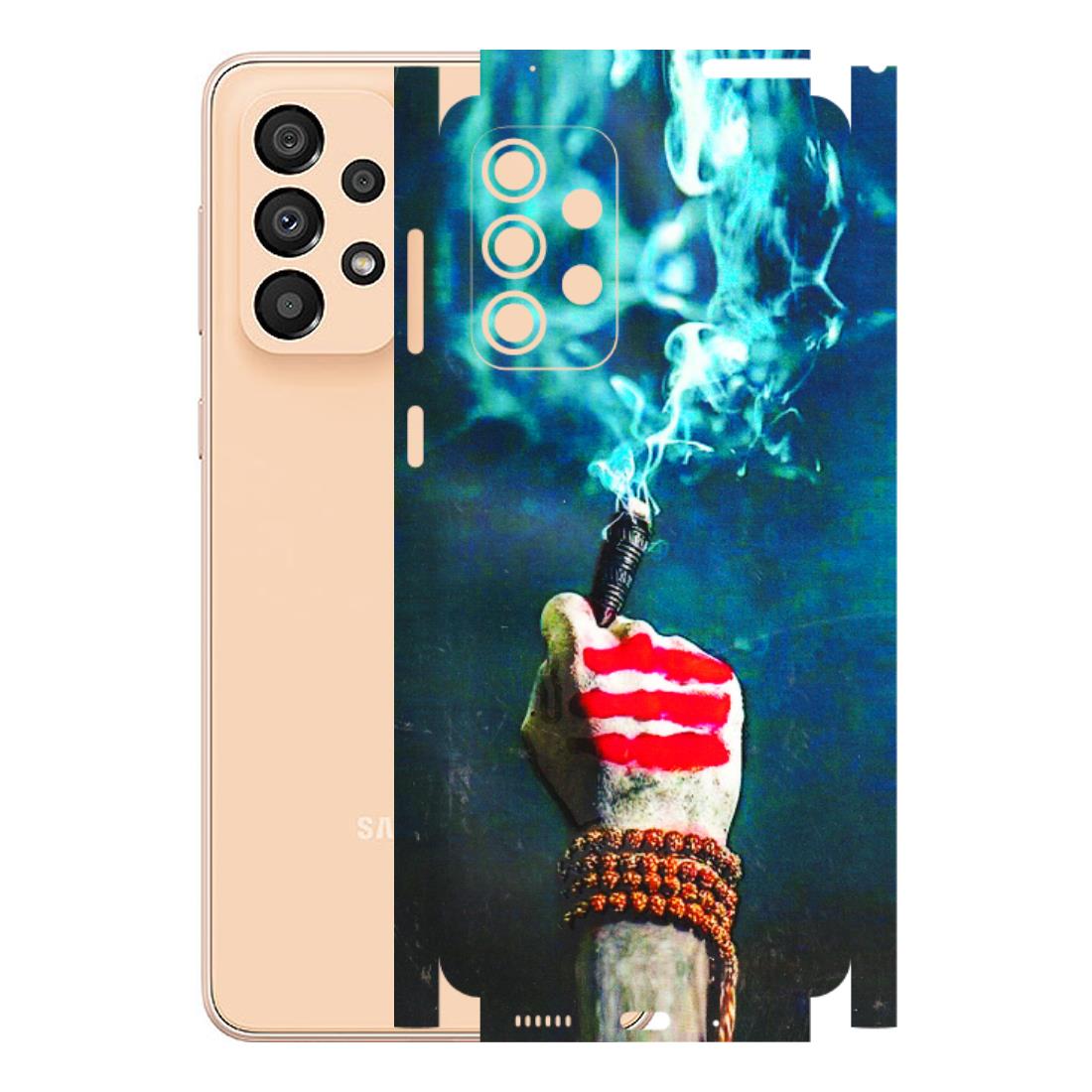 Samsung A/S Series Phone Skins (All Models) - Mahadev Bhakt - 3D Embossed Finish (L-146) Samsung Galaxy A33(5G)