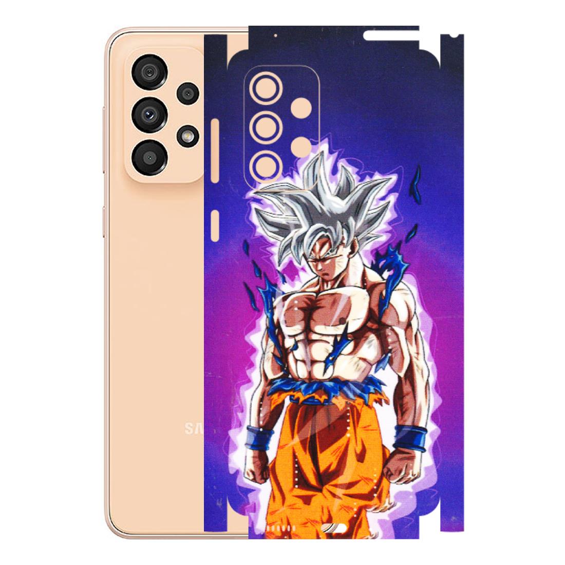 Samsung A/S Series Phone Skins (All Models) - Goku Purple Anime - 3D Embossed Finish (L-147) Samsung Galaxy A33(5G)